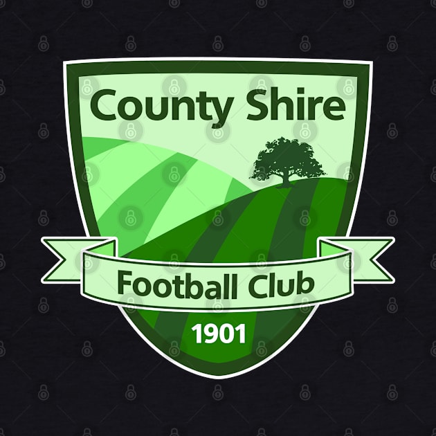 County Shire Football Club by Kev Brett Designs